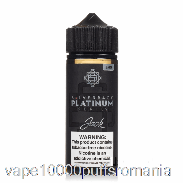 Vape Romania Jack - Silverback Platinum Series - 120ml 0mg